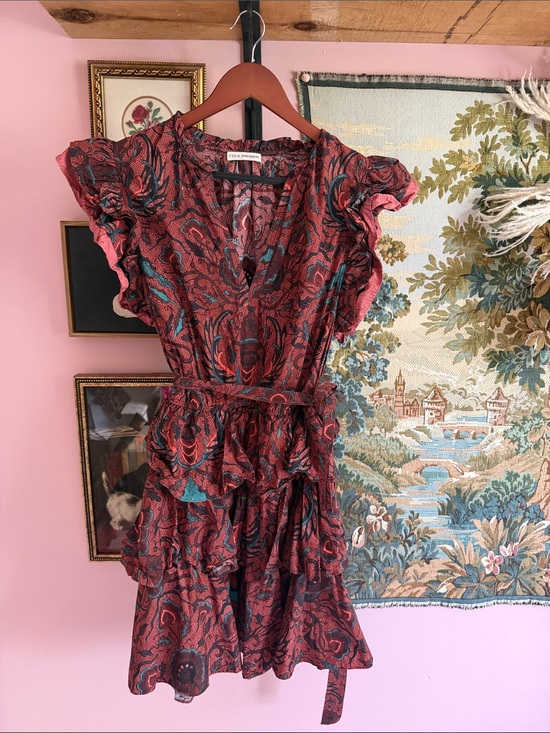 Ulla Johnson Dresses & Skirts - Ulla Johnson Honoria Paisley Tiered Ruffle Mini Dress